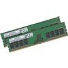 Samsung 16Gb 2x 8 Gb Kit DDR4 2666 Mhz 288 Pin Memoria Ram per sistemi PC