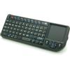 Sertronics Mini tastiera wireless con touchpad e illuminazione - nero, layout DE