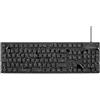 Renkforce RF-3561816 Tastatur USB + PS/2 QWERTZ Deutsch Schwarz (RF-3561816)