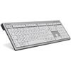 Logickeyboard SKB-AJPU-FR USB AZERTY Francese Alluminio