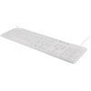 Deltaco Tastiera DELTACO in silicone, IP68, dimensioni complete, 105 tasti, bianco