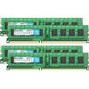 BRAINZAP 16 GB di memoria RAM DDR3 DIMM PC3-12800U 2Rx8 1600 MHz 1.5V CL11 (4x 4 GB)