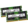 Samsung 64Gb 2x 32 Gb di memoria RAM 3200MHz DDR4 Notebook 260Pin M471A4G43AB1-CWE