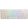 Ducky One 3 Classic Pure White Mini Gaming Tastatur, LED RGB