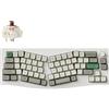 Keychron Tastiera meccanica senza fili Keychron Q8 Max (layout Alice) QMK/VIA, QWERTY US, manopola, guscio bianco, Gateron Jupiter Brown Q8M-P3