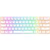 Royal Kludge Tastiera meccanica Royal Kludge Rk61 Rgb, interruttore marrone (bianco)