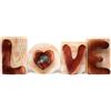 Art-Dog Deerhound - scritta LOVE in legno, decorazione d'interni con cane, grazioso soprammobile da scaffale del marchio Art-Dog