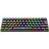 LIPA Tastiera da gioco Lipa X23 nera - Senza fili - Illuminazione RGB - Tastiera da gioco
