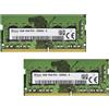 SK Hynix 32Gb 2x 16GB SODIMM DDR4 3200 PC4 1Rx16 HMA82GS6CJR8N-XN Memoria RAM