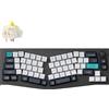 Keychron Tastiera meccanica senza fili Keychron Q8 Max QMK/VIA, Hot-Swap, RGB, QWERTY US, manopola, nero carbone, Gateron Jupiter Banana - Q8M-M4