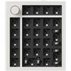 Keychron Q0 Max QMK Tastiera meccanica senza fili / tastierino numerico, manopola Barebone, guscio bianco, Barebone Q0M-B4