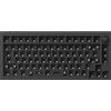 Keychron Q1 HE QMK Tastiera meccanica senza fili QMK/VIA, LED RGB, Hot-swap, QWERTY US, Manopola, Nero carbone, Barebone Q1H-B1