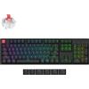 Keychron Tastiera meccanica senza fili Keychron K10 QMK versione 2, LED RGB, layout QWERTY USA - Interruttore Keychron Super Red K10X-C1