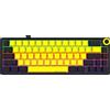Lenovo Lorgar LORGAR KBP70MW, Wireless 65% Mechanical Gaming Keyboard Pro, Black/yellow, EN layout
