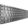 T-ProTek TEDESCO - Tastiera Tastiera senza cornice con illuminazione compatibile per Lenovo IdeaPad 110-15AST