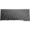T-ProTek Tastiera TEDESCA Tastiera nera con illuminazione per Fujitsu Lifebook U478