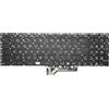 T-ProTek Tastiera - Colore: nero - con illuminazione - senza cornice Tastiera con layout tedesco compatibile con MSI MS-16J2