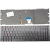 T-ProTek TEDESCO - Tastiera Tastiera con illuminazione rossa compatibile per Asus ROG Strix GL502
