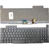 T-ProTek TEDESCO - Tastiera nera con illuminazione compatibile per Asus ROG Zephyrus M GM501