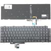 T-ProTek TEDESCO - Tastiera nera compatibile con Dell Precision 15 5520