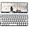 T-ProTek TEDESCO - Tastiera d'argento retroilluminata compatibile con Lenovo Yoga 900S-12ISK