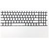 T-ProTek TEDESCO - Tastiera Tastiera argento illuminazione compatibile per HP Pavilion 15-eg1752ng (5A5N9EA)