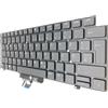 T-ProTek TEDESCO - Tastiera nera con illuminazione compatibile per Dell Latitude 15 7520-5YV50