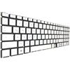 T-ProTek TEDESCO - Tastiera Tastiera argento compatibile per HP Envy x360 15-fh0