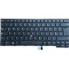 T-ProTek Tastiera tedesca nera con cornice nera, trackpoint per Lenovo ThinkPad E470 20H2