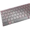 T-ProTek DEUTSCHE - Tastiera Tastiera con illuminazione rossa compatibile per MSI GF66 Katana 11UD-614
