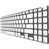 T-ProTek TEDESCO - Tastiera Tastiera argento senza cornice compatibile per Asus VivoBook 15 F512UB