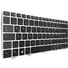 T-ProTek IT Tastiera Silver con illuminazione compatibile per HP EliteBook Revolve 810 G3 (L4A96LA)