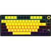 HP Lorgar LORGAR KBP7075W, Wireless 75% Mechanical Gaming Keyboard Pro, Black/yellow, EN layout