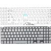 T-ProTek TEDESCO - Tastiera Tastiera grigia senza cornice compatibile per Asus VivoBook 15 F512UB