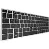 T-ProTek TEDESCO - Cornice della tastiera, trackpoint + illuminazione compatibile per HP EliteBook 830 G5