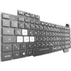 T-ProTek TEDESCO - Tastiera nera retroilluminata per Asus ROG Strix Scar II GL704GM