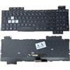 T-ProTek DEUTSCHE - Tastiera nera con illuminazione Tastiera per Asus ROG GL704S7CM
