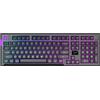 PREYON Tastiera meccanica da gaming PREYON Silent Claw, wireless, con montaggio a gasket, switch Gateron Brown Pro, display LCD, illuminazione RGB, tasti MDA in PBT, full-size
