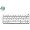 IQUNIX Tastiera da gioco IQUNIX EZ63 HE Rapid Trigger, QWERTY US, 8K Hz USB-C, bianco / Giada magnetica Gaming