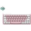 NoBrand IQUNIX EZ63 HE Tastiera da gioco a innesco rapido, QWERTY USA, 8K Hz USB-C, rosa / Giada magnetica Pro