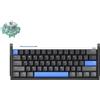 IQUNIX EZ60 HE Tastiera da gioco a innesco rapido, QWERTY USA, 8K Hz USB-C, Jade Pro magnetico