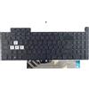 TRADEBIT Tastiera per Asus TUF Gaming FA507 FA507NV FA507XI LED QWERTY US laptop