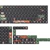 Keychron Set di copritastiera per tastiera meccanica US ANSI, basso profilo LSA Dye-Sub PBT Set completo di copritastiera New York (133 tasti)