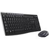 LOGITECH Set tastiera e mouse, senza fili, Logitech MK270, AZERTY, nero, wireless 2,4 GHz, ricevitore nano, compatibile con Windows