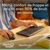 LOGITECH Set tastiera e mouse, wireless, Logitech MK295, AZERTY, nero, 2,4 GHz, 1000 DPI, compatibile con Windows/Chrome OS