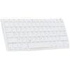 Blue Stork Tastiera wireless BLUESTORK MINI MAC R, compatta, ricaricabile, bianca, compatibile con Mac OS