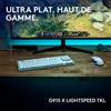 LOGITECH Tastiera da gioco Logitech G915 TKL X, wireless, AZERTY, interruttori tattili, bianca