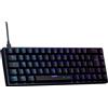 THE G-LAB Tastiera da gioco, The G-Lab KEYZ TITAN, meccanica, interruttori rossi, RGB, compatta al 65%, anti-ghosting NKRO, con cavo