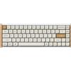 Keychron K6 HE Kabellose Mechanische Tastatur, ANSI US, Edizione speciale / Bianco / Gateron Interruttore magnetico a doppia guida Nebula K6H-Q1