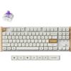 Keychron K8 HE Kabellose Mechanische Tastatur, ANSI US, edizione speciale, bianco / Gateron Interruttore magnetico nebulare a doppia guida K8H-Q1